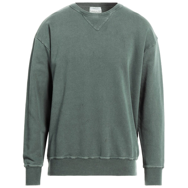Pine Loopback French Terry Cotton Sweatshirt by Crossley Italy