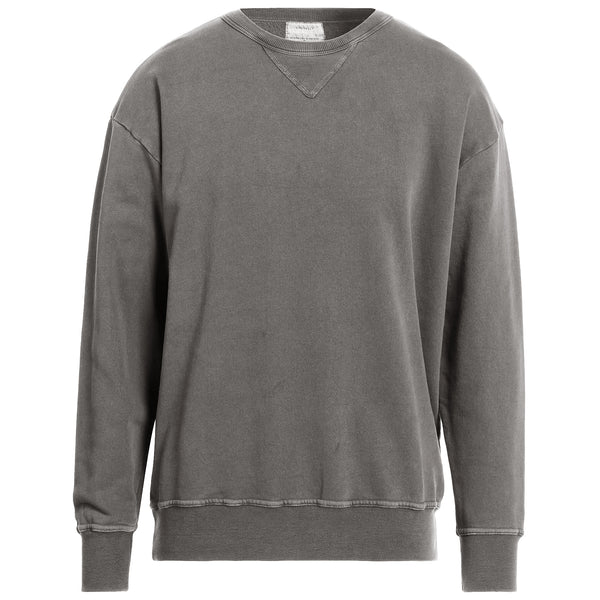 Stone Loopback French Terry Cotton Sweatshirt by Crossley Italy