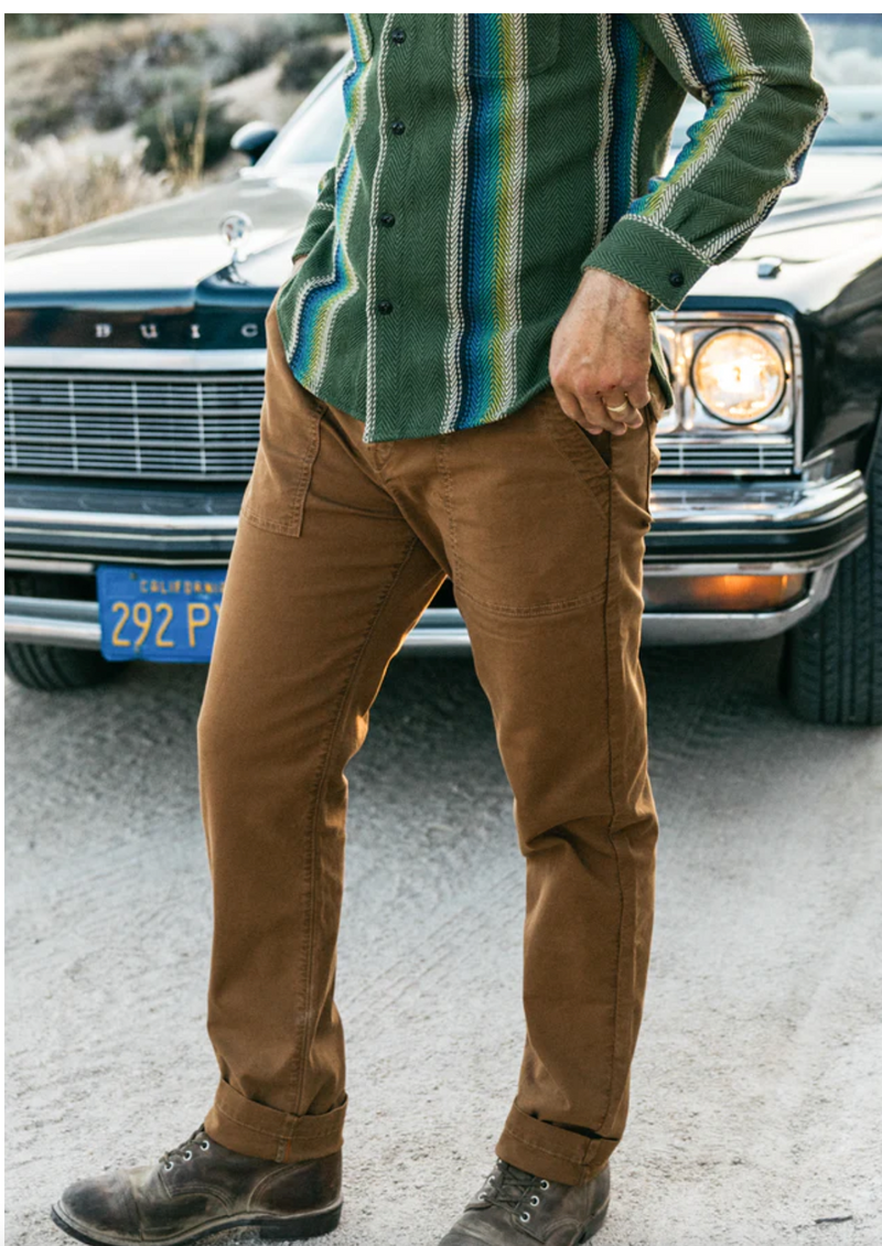 The Whiskey Fatigue Stretch Oxford Workpant by Hiroshi Kato