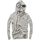 Pale Grey Heather Frenchloom Hoodie by Relwen