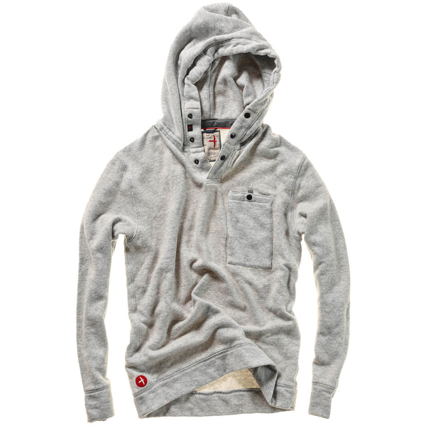 Pale Grey Heather Frenchloom Hoodie by Relwen