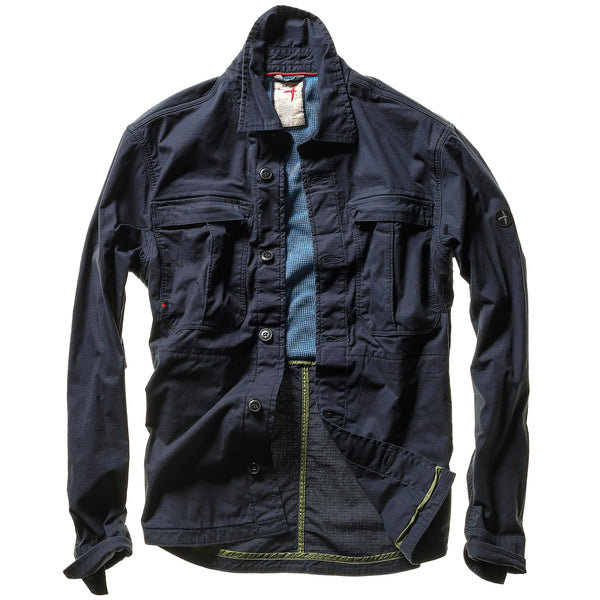 Navy Ripstop CPO Jacket by Relwen
