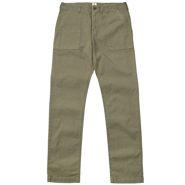 The Moss Fatigue Stretch Oxford Workpant by Hiroshi Kato