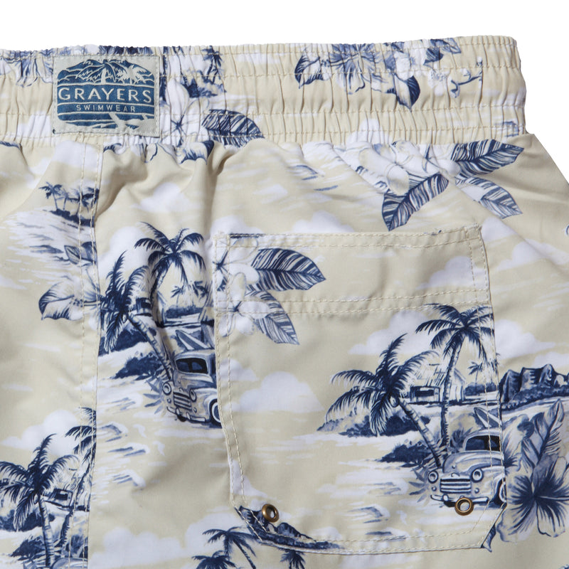 South Pacific Eco - Recycled Poly Swim Trunk 6" by Grayers