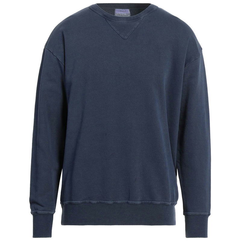 Crossley Dark Navy Slub Cotton Sweatshirt