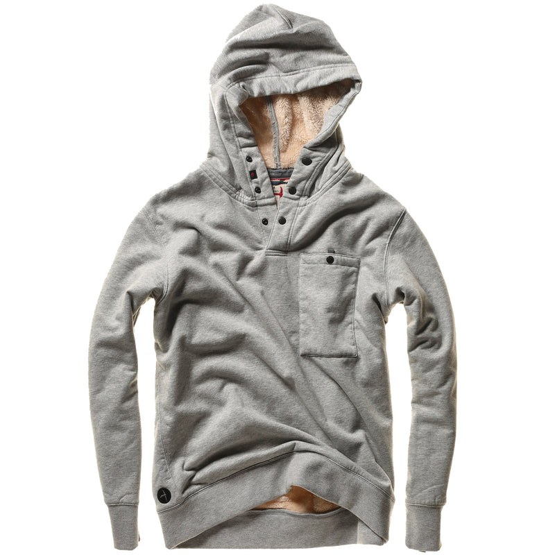 Lt Grey Heather Superfleece Hoodie by Relwen