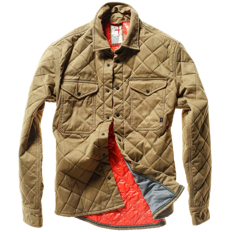 Quilted Barleycorn Moleskin Twill Shirt Jacket by Relwen – The Royal Bloke
