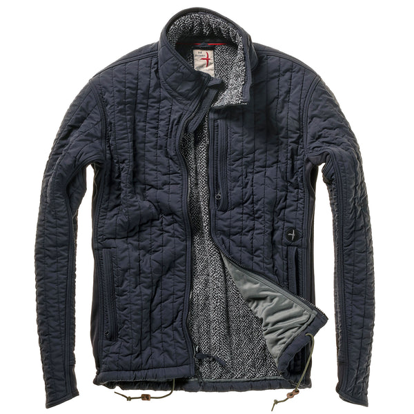 Navy Vertical Insulator Jacket by Relwen