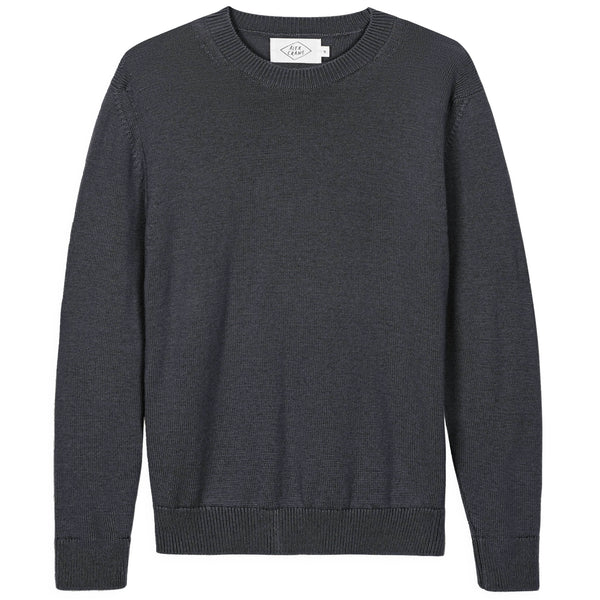 Ink Merino Wool Crewneck "Campo" Sweater by Alex Crane