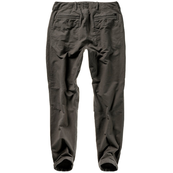 Charcoal Loden Moleskin Stretch Chino by Relwen