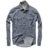 Steel Grey Donegal Utility Workshirt by Relwen