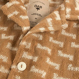 Camel Layer Zig Cuba Terry Shirt by OAS