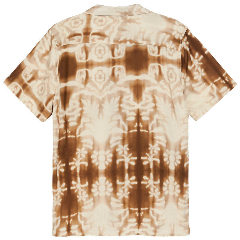 Coffee Brown / Creme Tie Dyed "Shapeshifter" SS Shirt by OAS